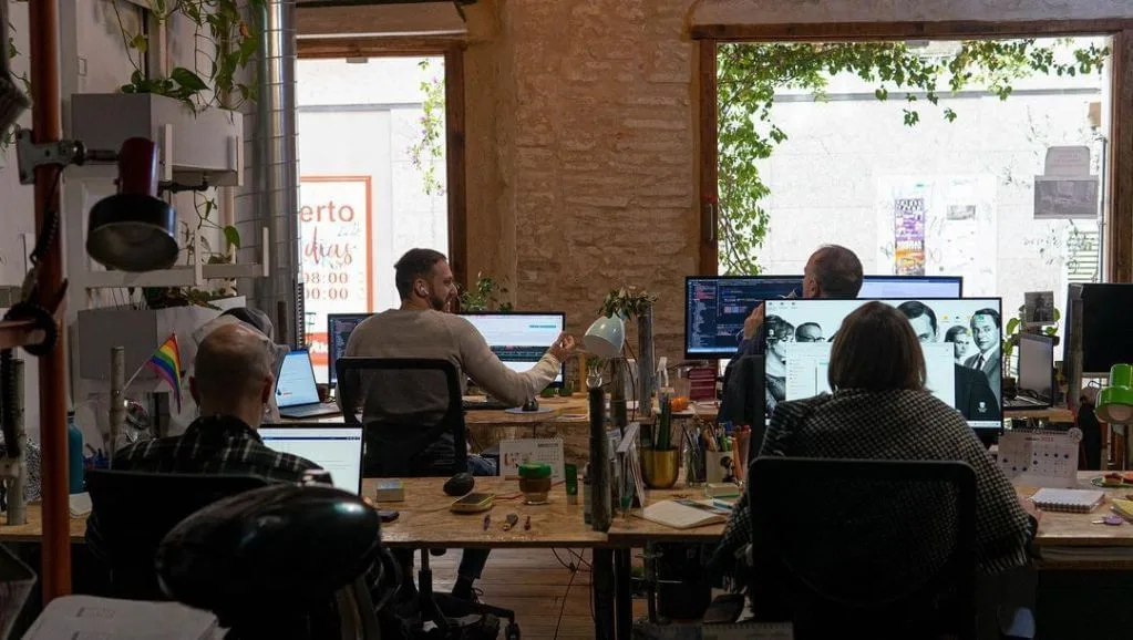 Coworking El Gancho, Espacio diáfano, Zaragoza