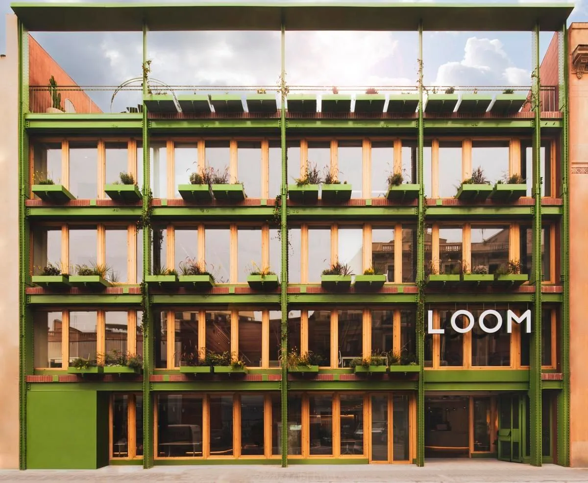 Coworking Loom Ferreteria, Fachada del edificio, Barcelona