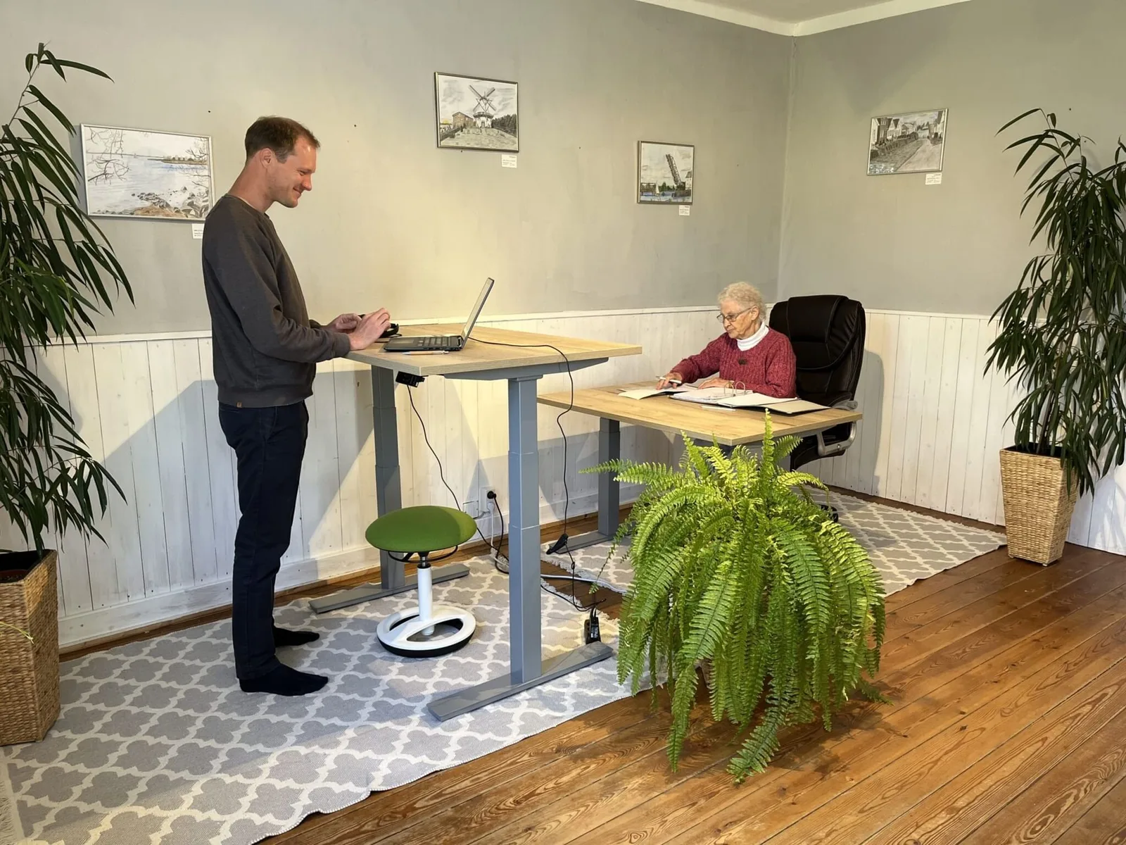 CoWorking Schlei, Privatbüro mit 2 Arbeitsplätzen, Kiesby
