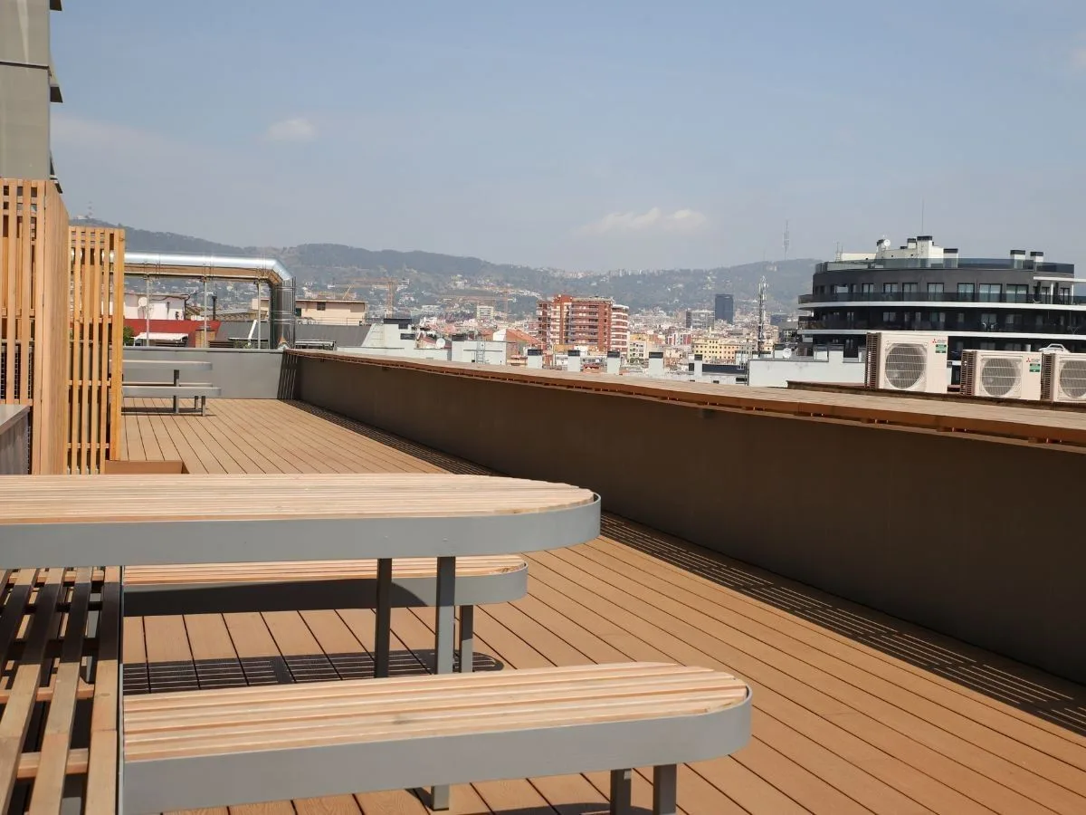 CREC Cerdà, Terrace and outdoor space, Barcelona