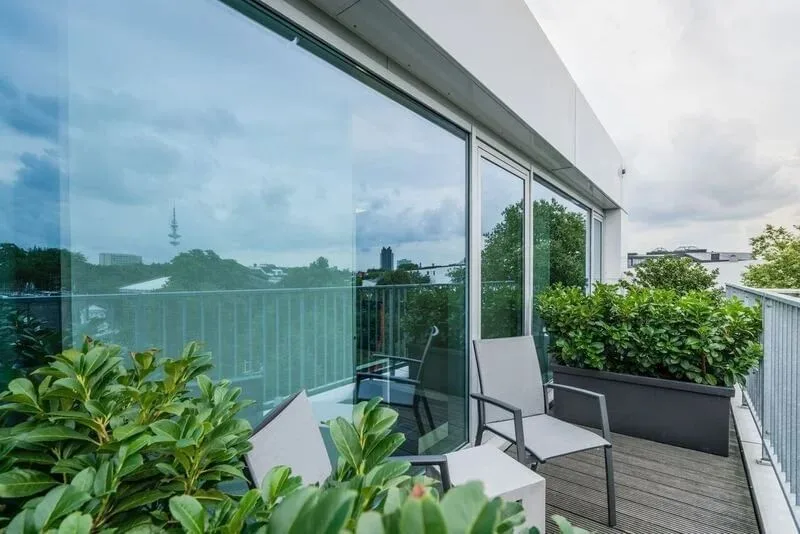 CS Business Center Mittelweg, Terrasse und Außenbereich, Hamburg