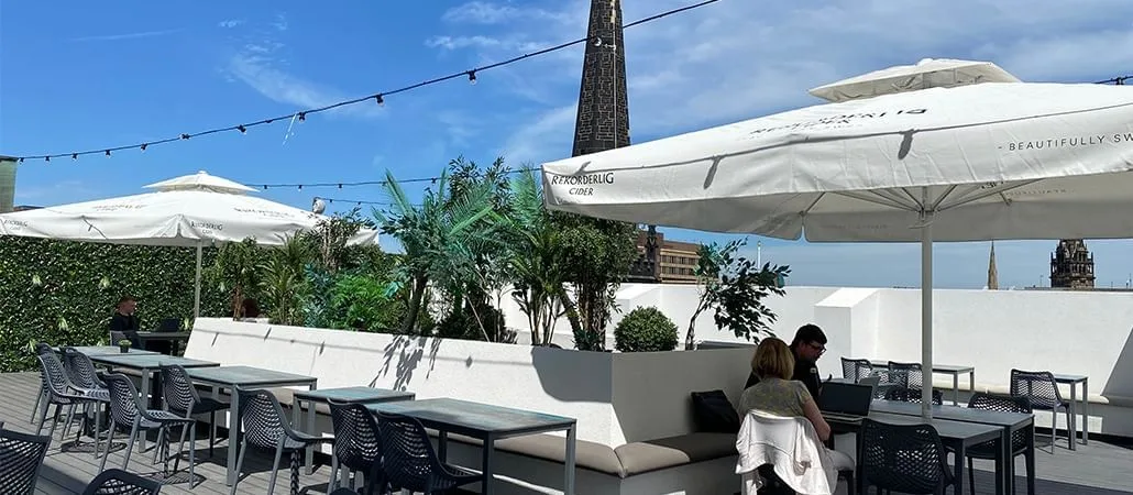 Cubo Sheffield, Terrace and outdoor space, Sheffield