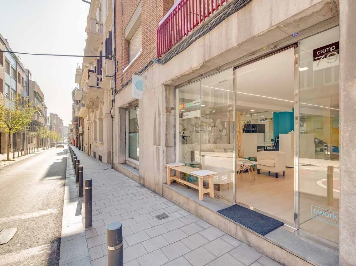 Cwork Sarrià, Building facade, Barcelona