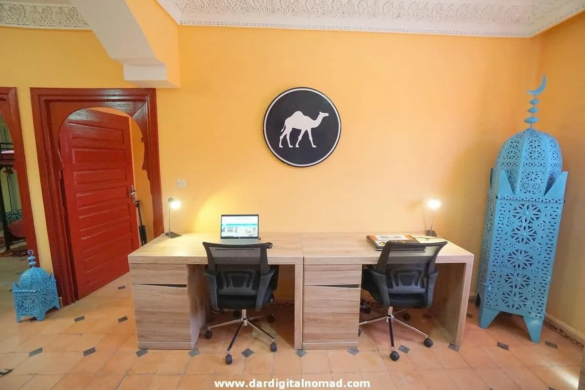 Dar Digital Nomad, Bureau privatif 2 postes, Ouarzazate