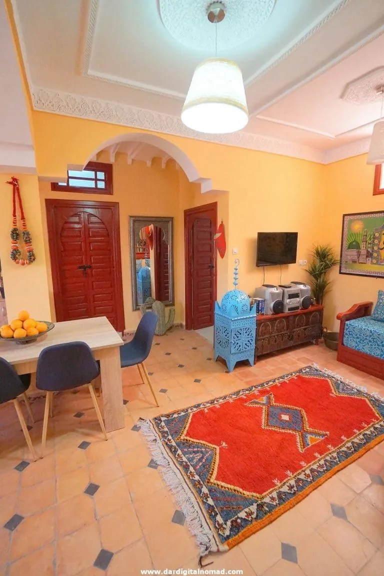 Dar Digital Nomad, Espace détente, Ouarzazate