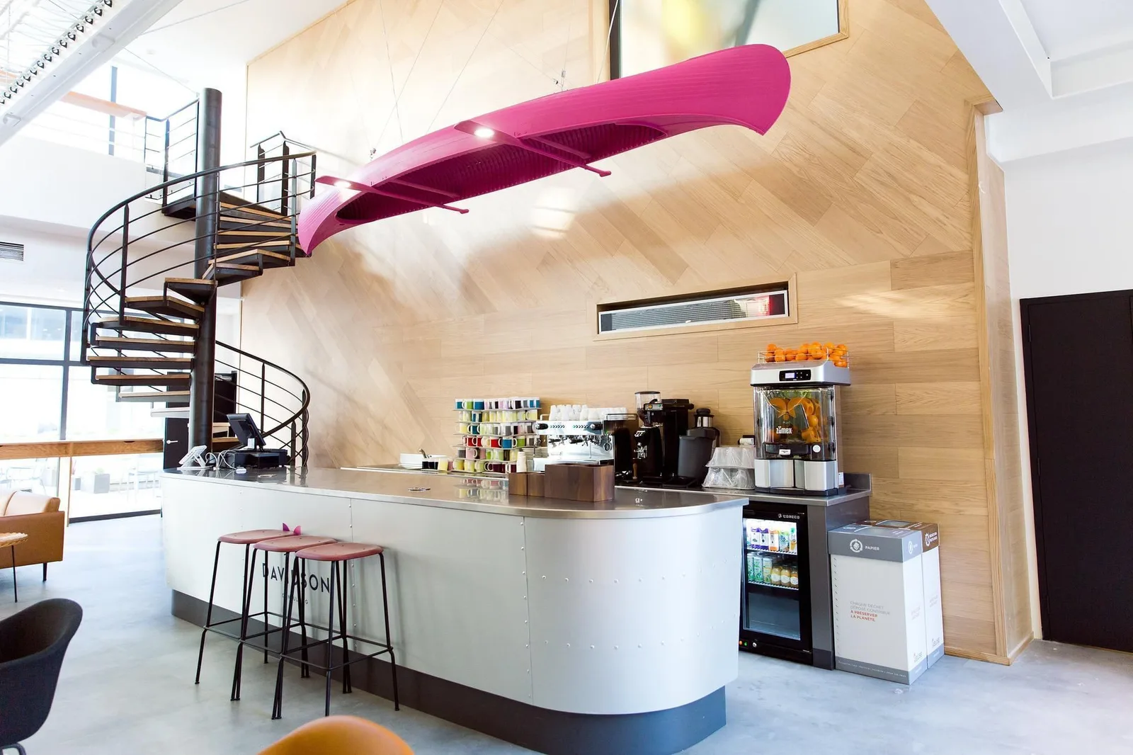 Davidson Consulting, Cafétéria, Boulogne-Billancourt