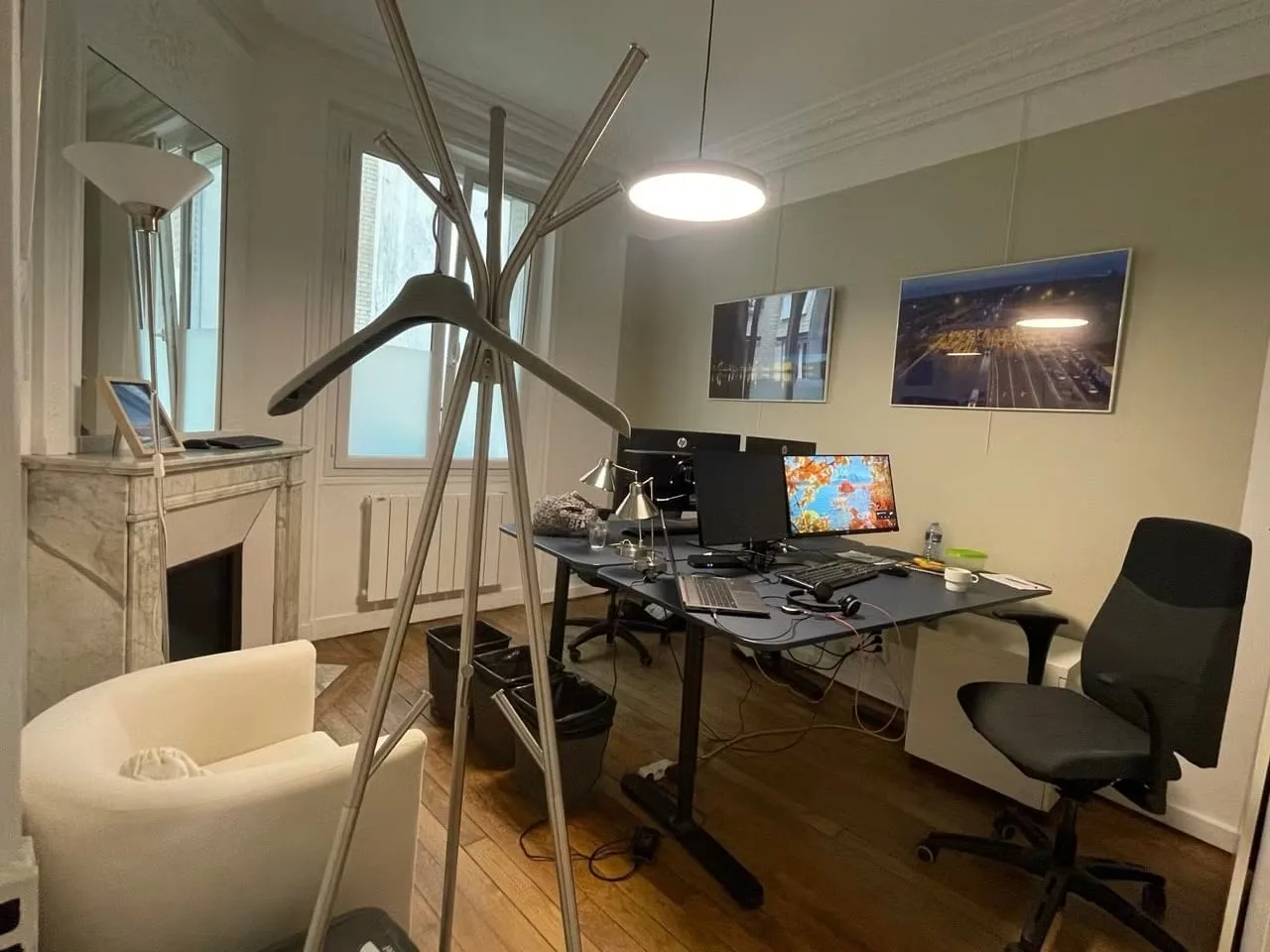 Deskapad 6 Georges Lesage, Private office, 2 desks, Paris 12e