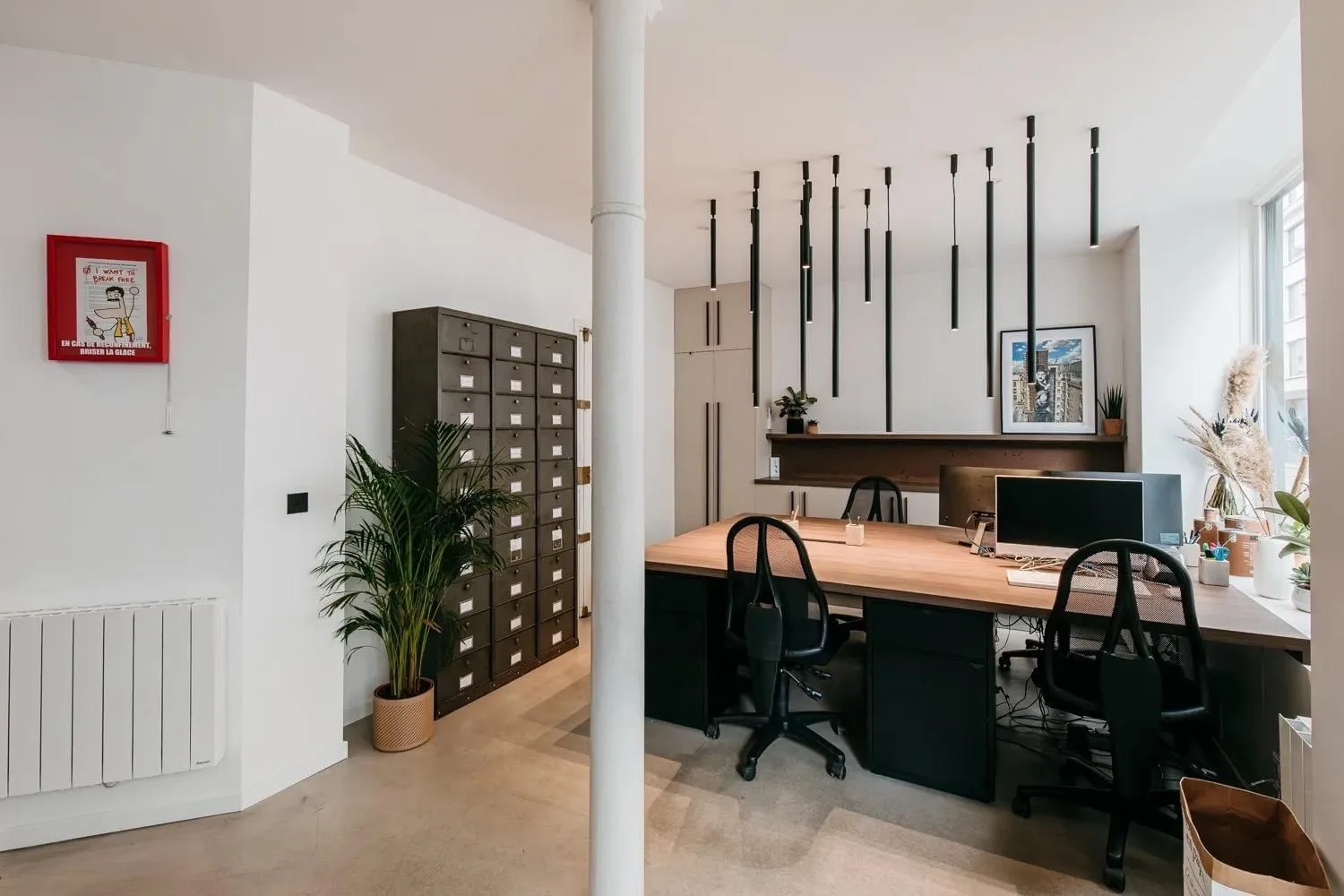 Deskapad Richard Lenoir, Private office, 3 desks, Paris 11e