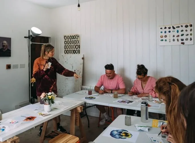 Eat Work Art - Alma Yard, Training room for 6 people, Plymouth