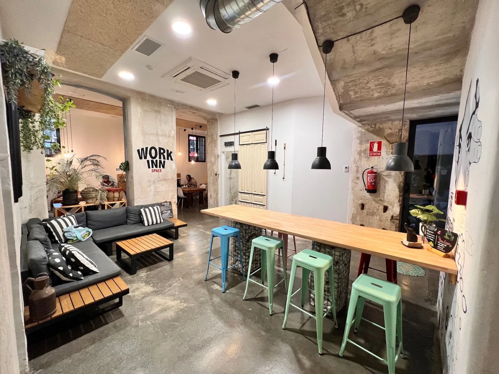 Eco Urban Hostel, Espacio de coworking, Granada
