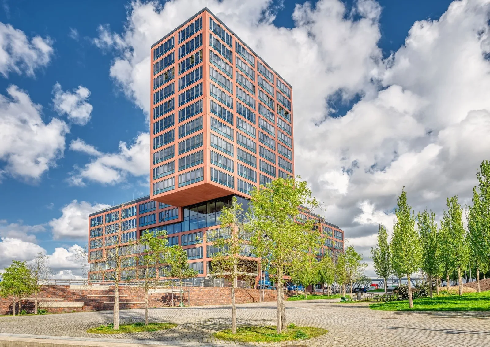 EDGE Workspaces HafenCity, Building facade, Hamburg