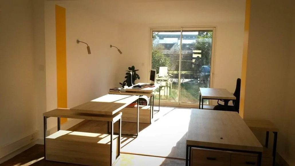 L'Escale Coworking, Privatbüro mit 3 Arbeitsplätzen, Rennes
