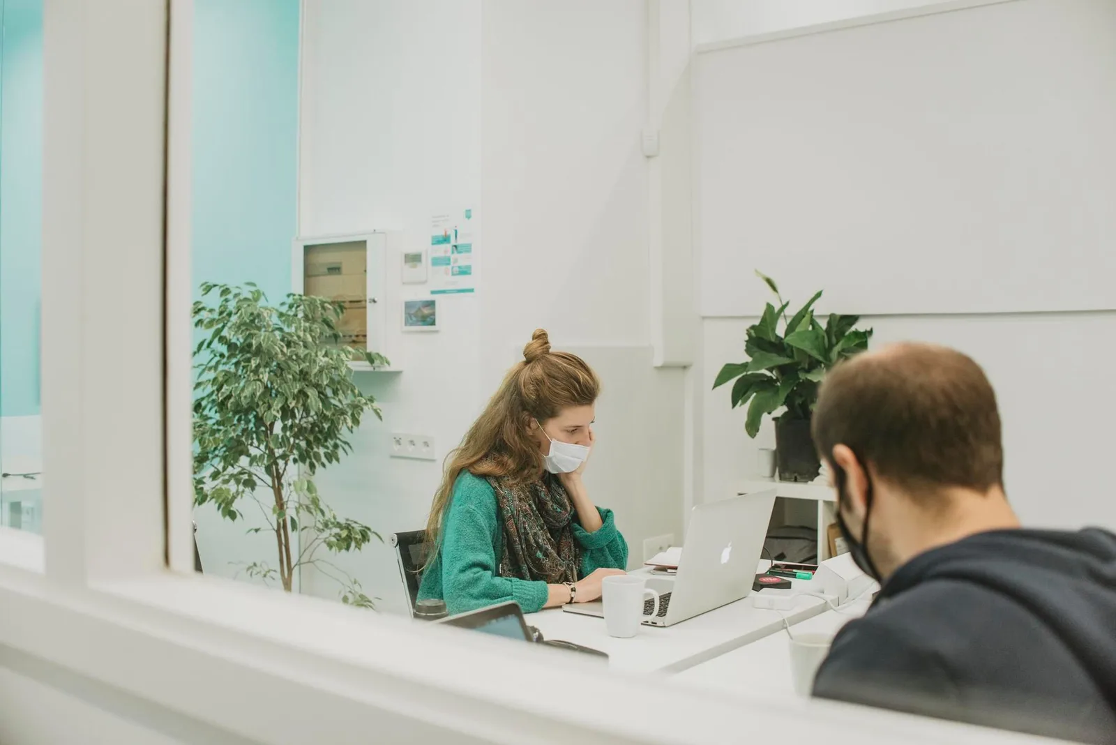 Estudi Coworking, Escritório privativo com 2 postos, Terrassa