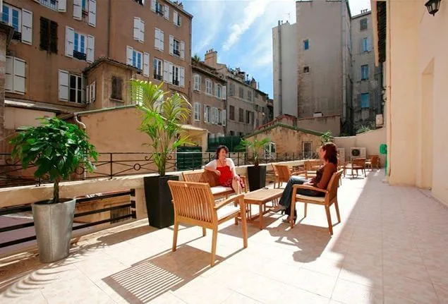 Euroburos Préfecture, Terrasse und Außenbereich, Marseille 6e