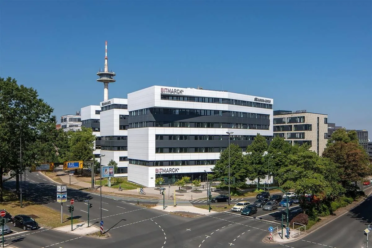 Europa Center, Gebäudefassade, Essen