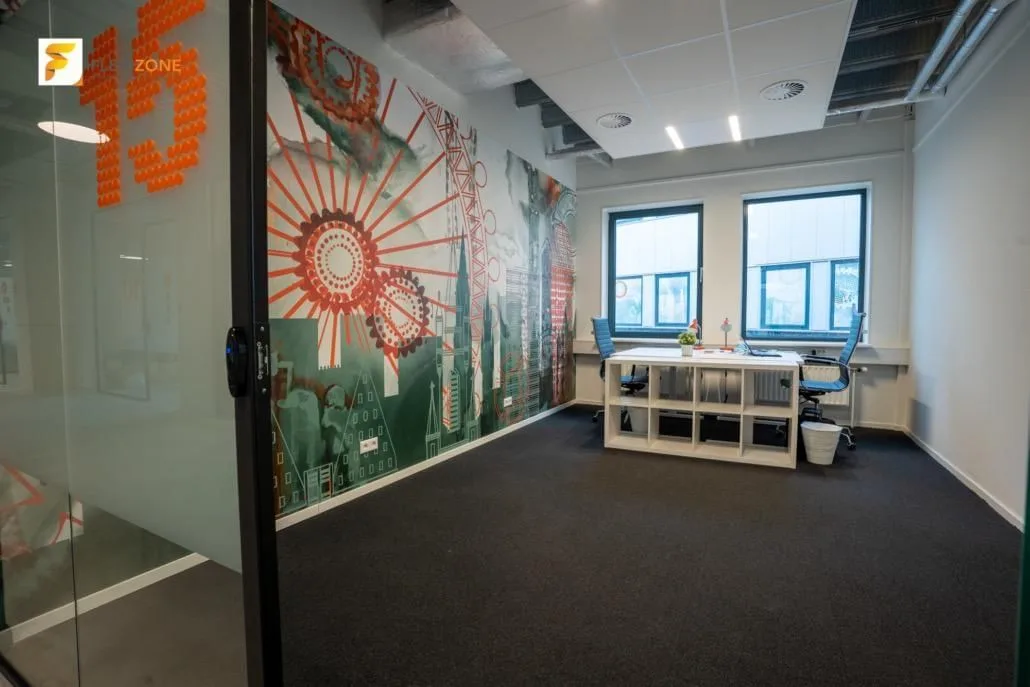 Flexizone Den Haag, Privékantoor met 2 werkplekken, Den Haag