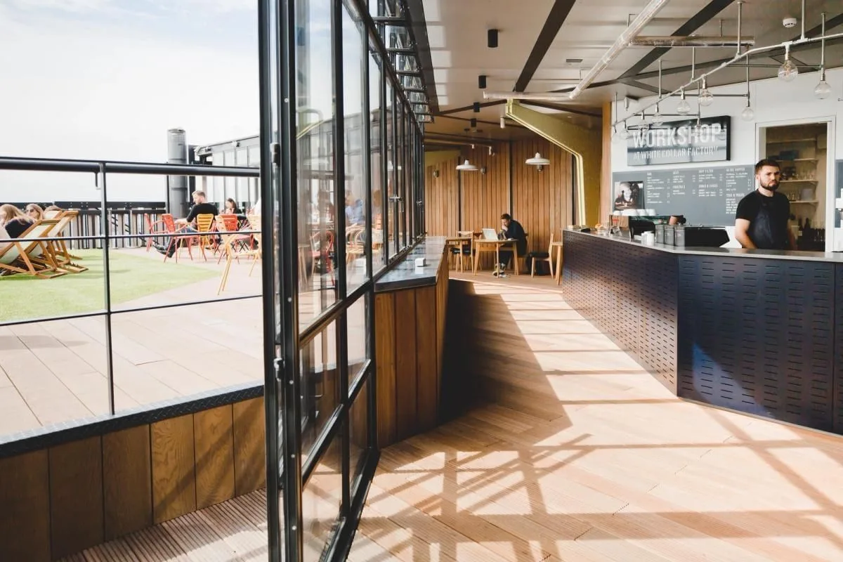 Fora - White Collar Factory, Cafétéria, Londres