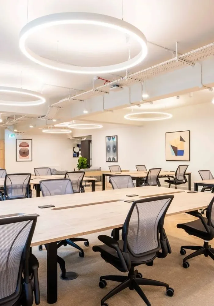 GPE - Woolyard, Open-plan office, London