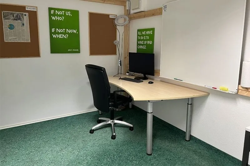 The Green Room Coworking, Private office, 1 desk, Marktoberdorf