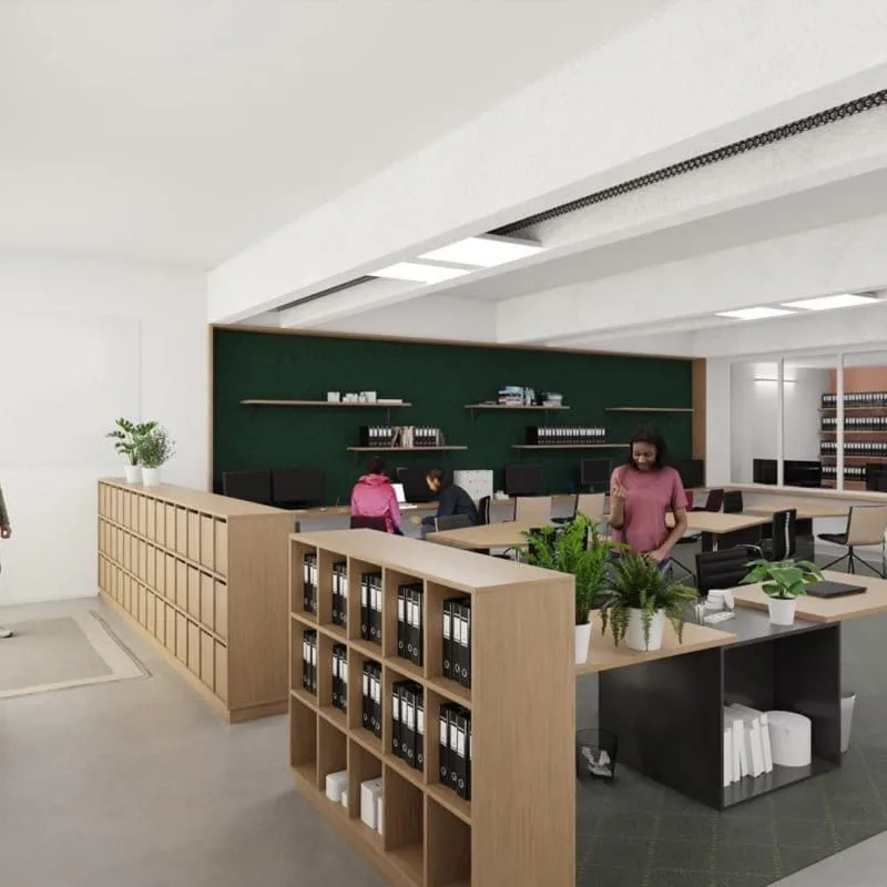 Le Grub, Open-plan office, Strasbourg