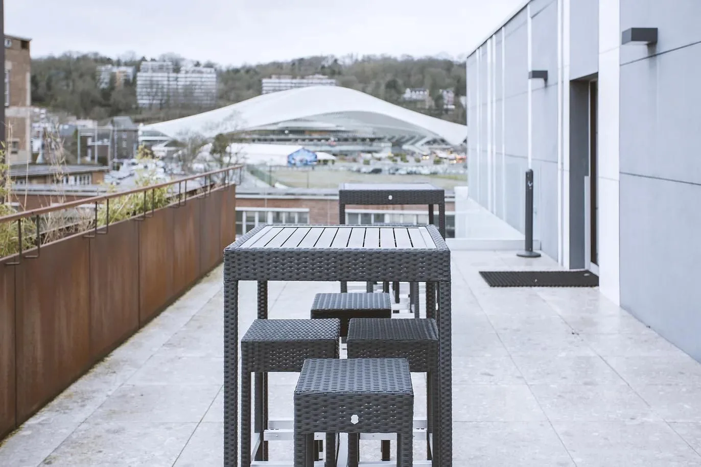 Guillemins Business Center, Terrasse et espace extérieur, Liège