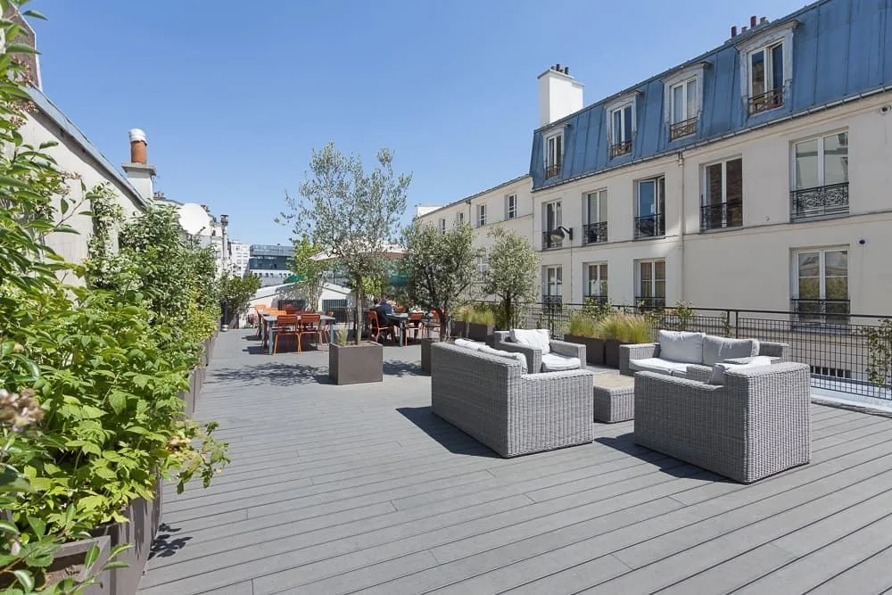 Le Gymnase d'Aligre, Terrasse et espace extérieur, Paris 11e