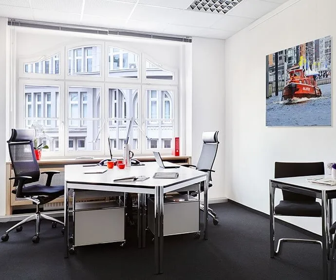 Hamburg Business Center Hanse-Viertel, Privatbüro mit 3 Arbeitsplätzen, Hamburg