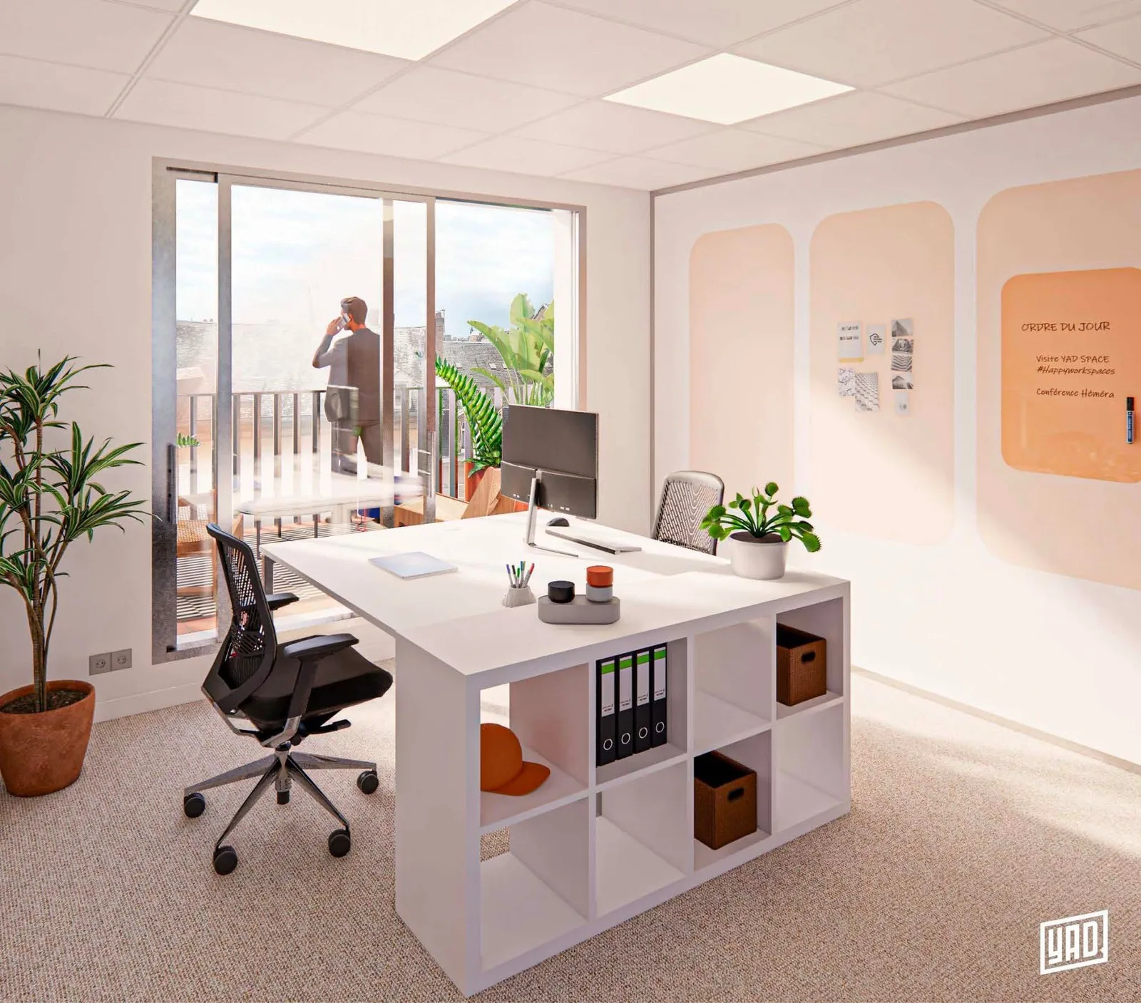 Héméra Isly, Bureau privatif 2 postes, Limoges