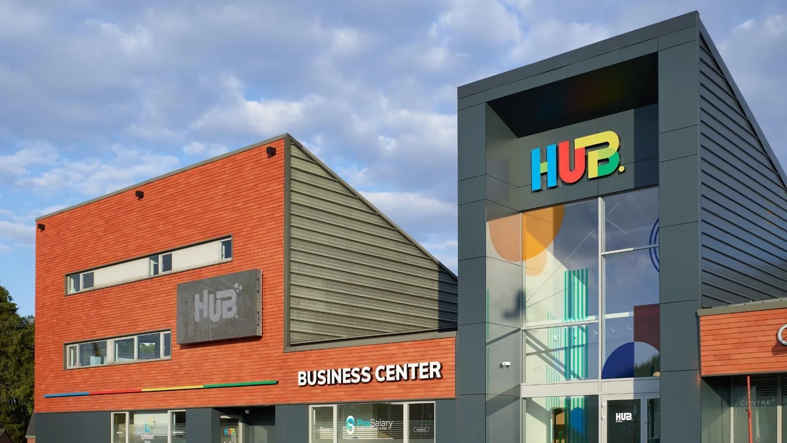 Le HUB Business Center, Façade, Tinlot