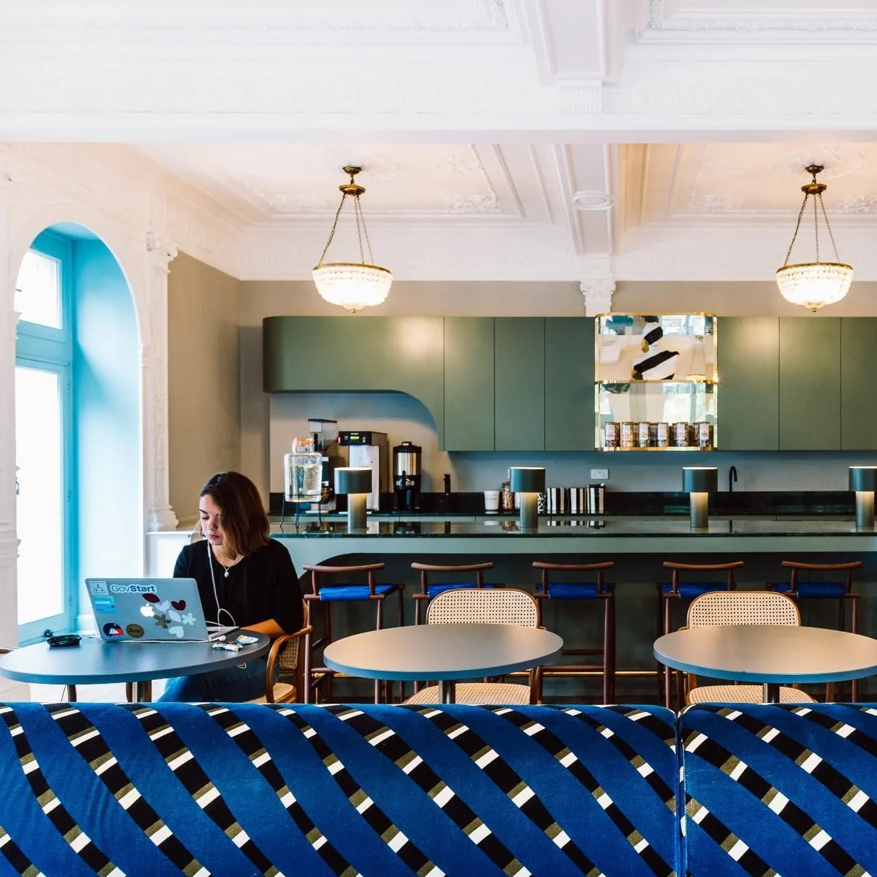 Huckletree Public Hall, Cafeteria, London