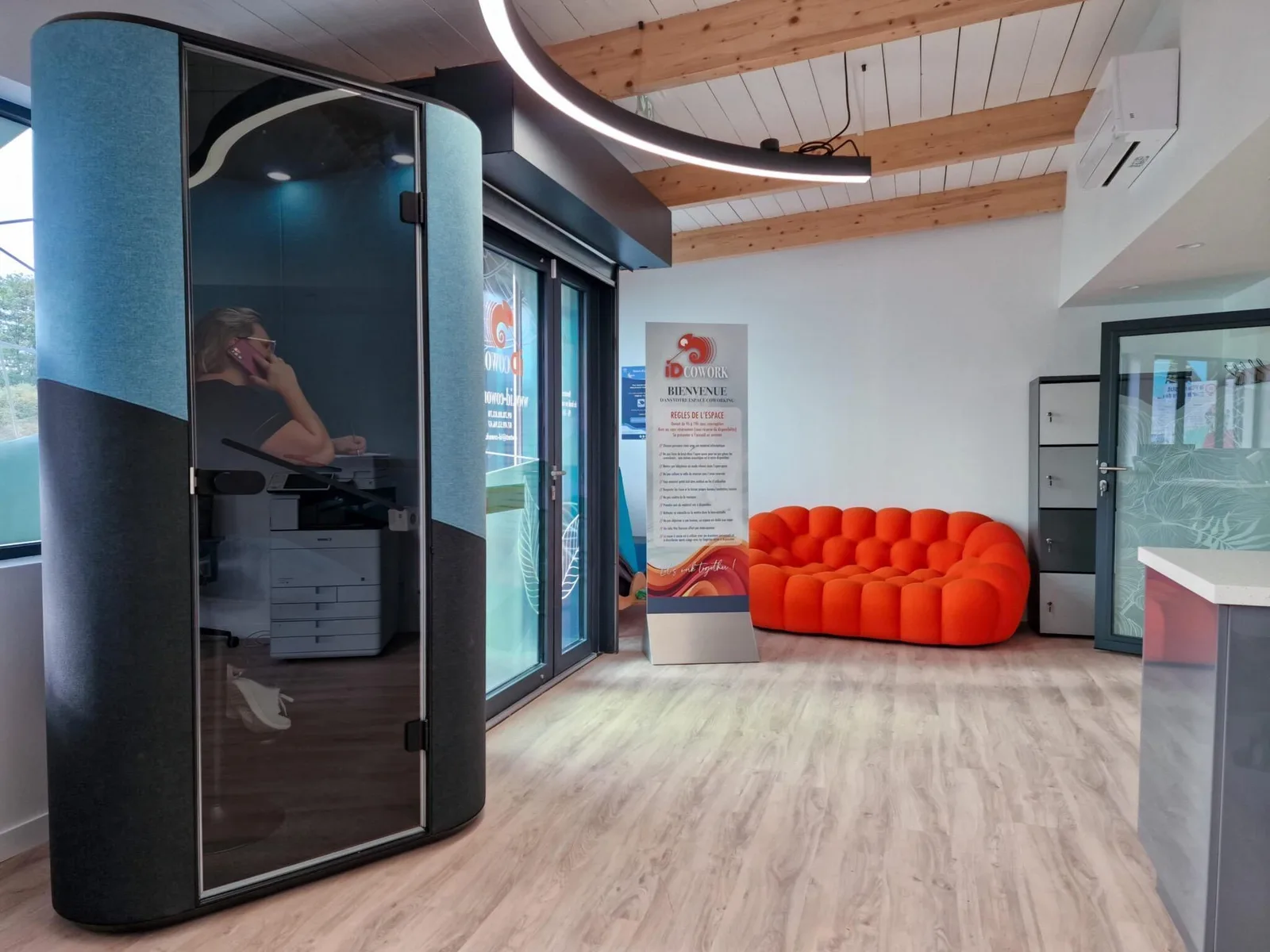 ID COWORK, Cabine acoustique, Saint-Maur-des-Fossés