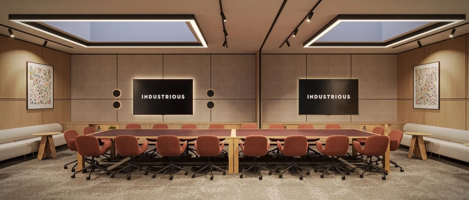 Industrious 15 Fitzroy Street, Salle de réunion 18 personnes, Londres
