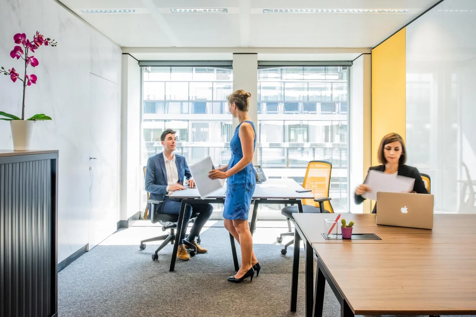 Interoffices EU District, Bureau privatif 4 postes, Bruxelles