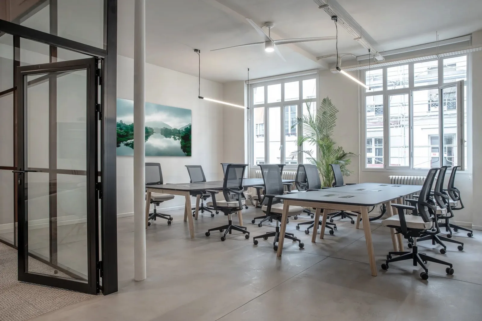 Joro 25 Mail, Bureau privatif 12 postes, Paris 2e