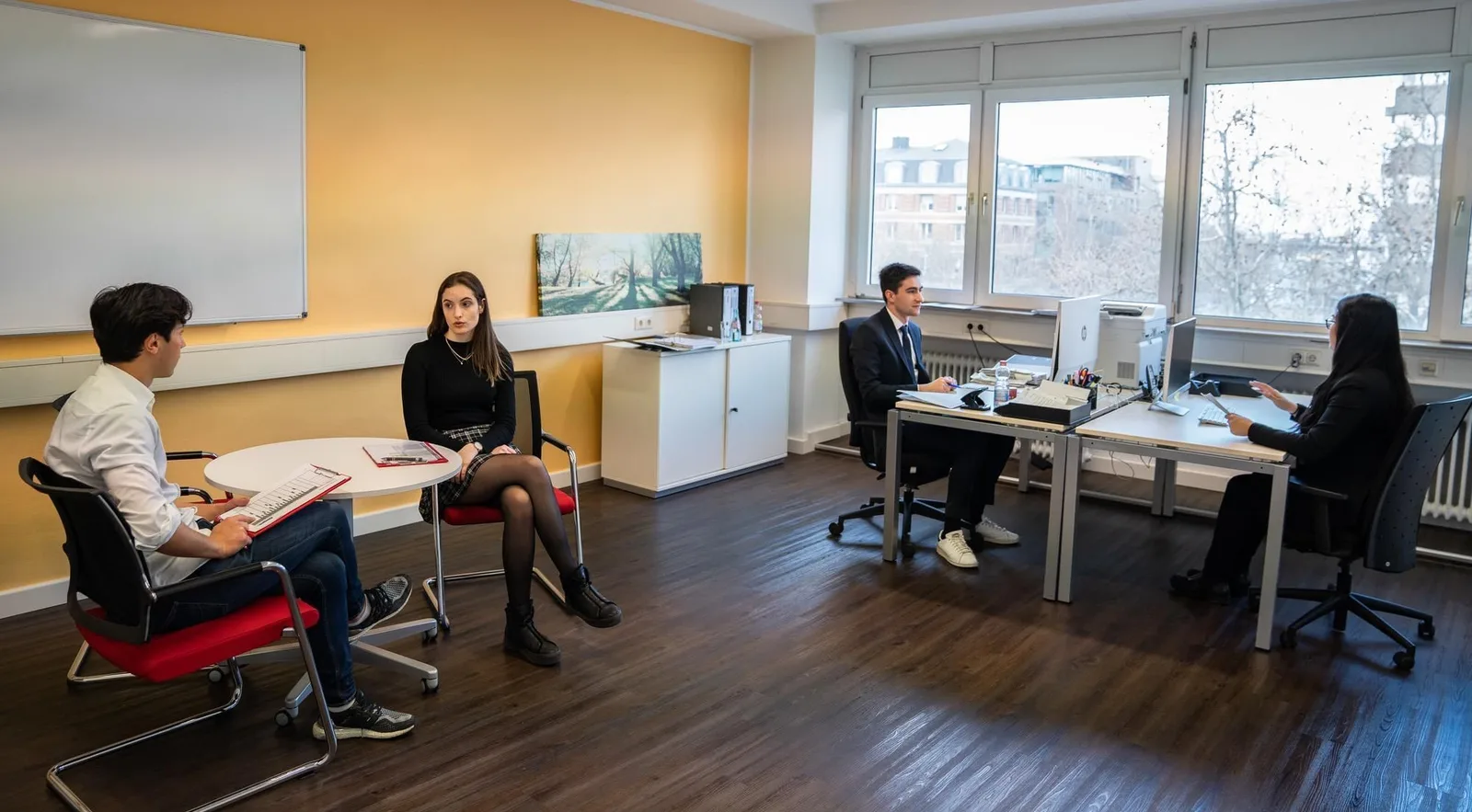 K-1 BusinessClub Ostend, Privatbüro mit 2 Arbeitsplätzen, Frankfurt am Main