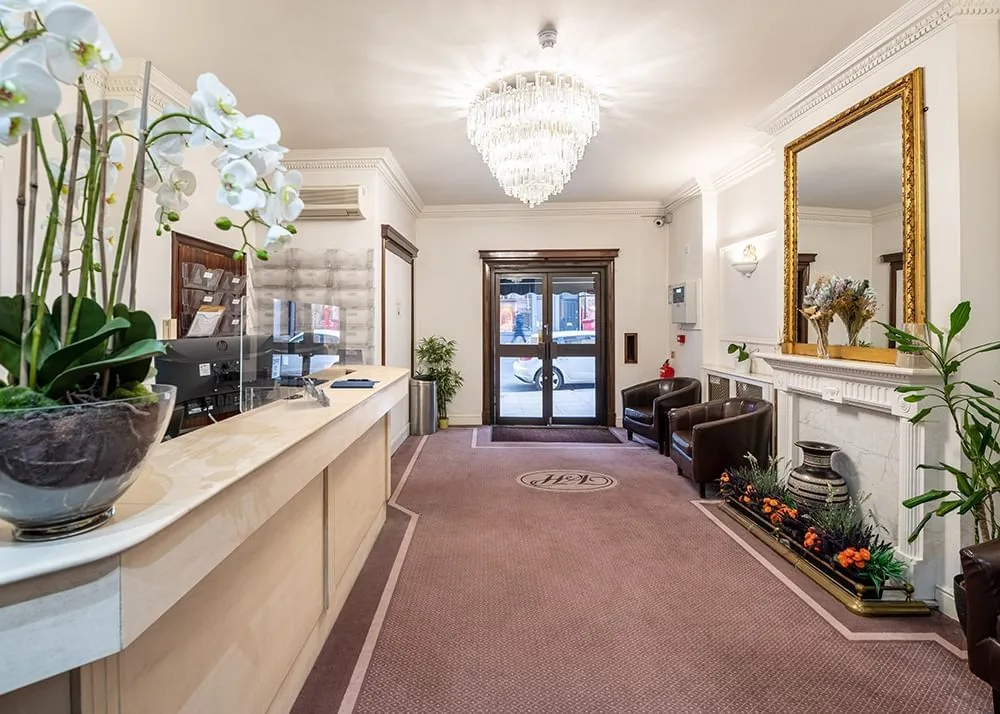 Kensington Office - Vicarage House, Reception, London