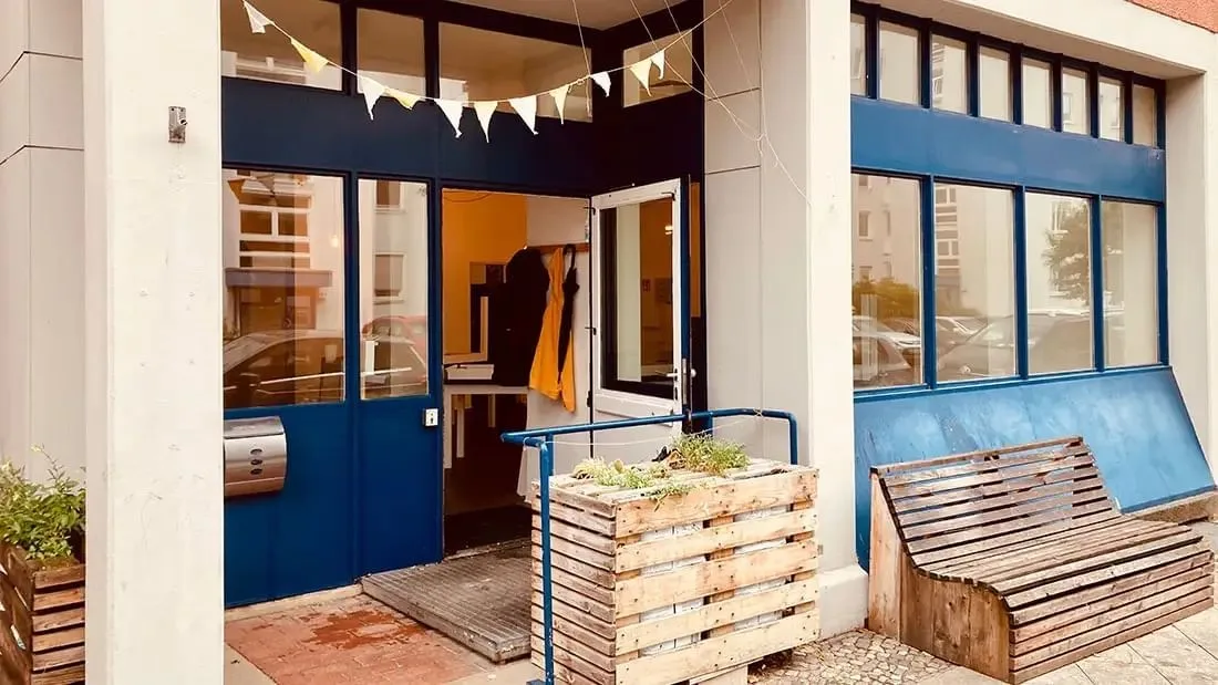 Kiez Büro Coworking Brunnenviertel, Gebäudefassade, Berlin