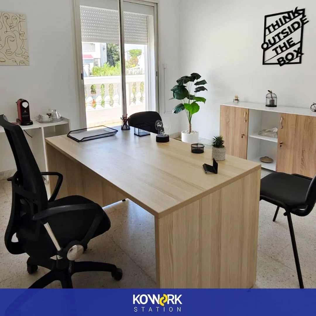 Kowork Station, Bureau privatif 1 poste, Tunis