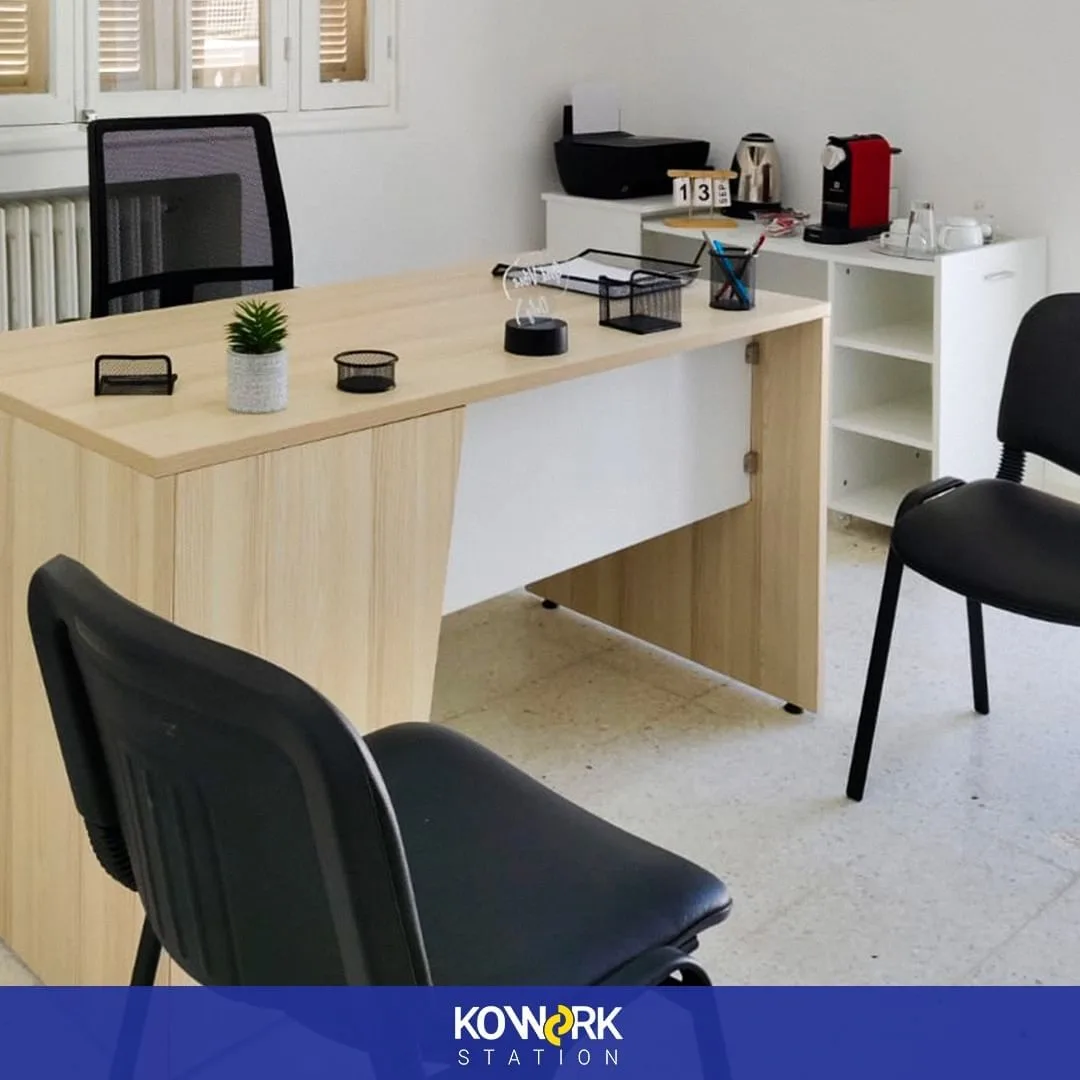 Kowork Station, Bureau privatif 1 poste, Tunis