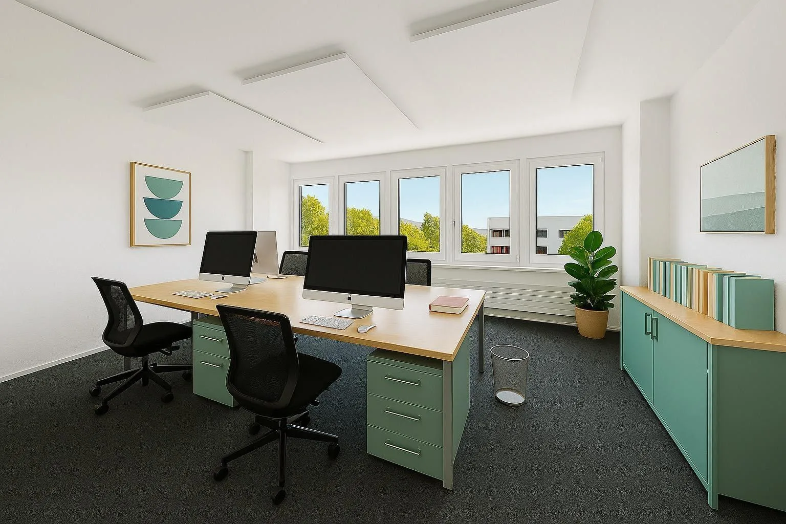 Kuia Office Spreitenbach, Ufficio privato con 4 postazioni, Spreitenbach
