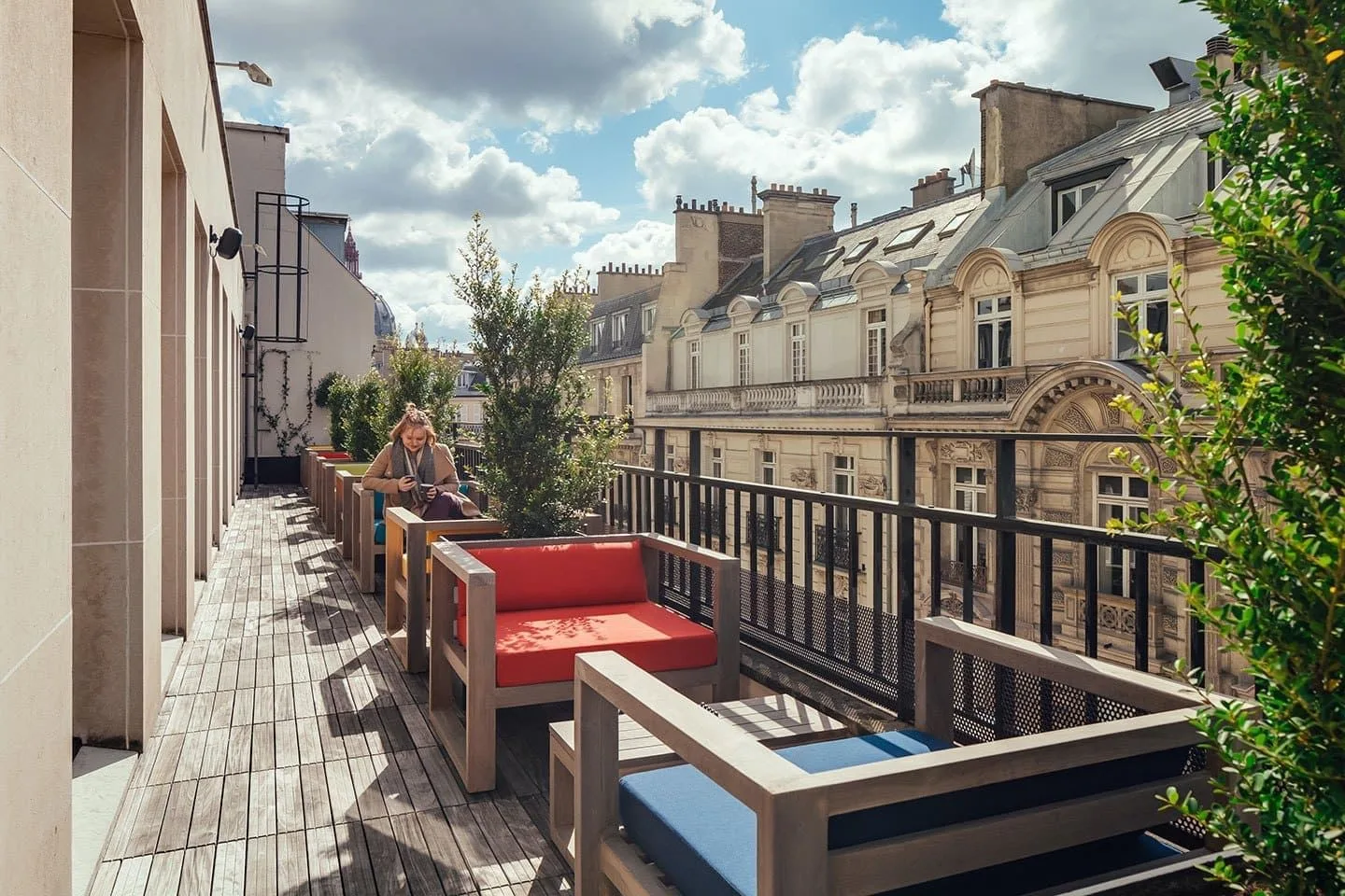 Kwerk Bienfaisance, Terrasse und Außenbereich, Paris 8e