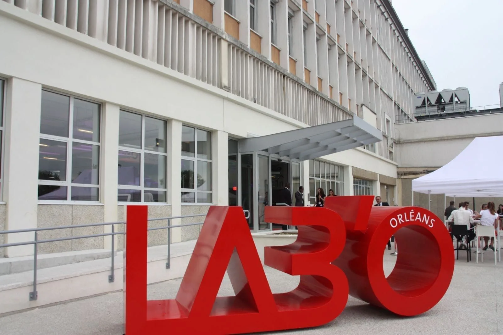 Le LAB'O, Building facade, Orléans