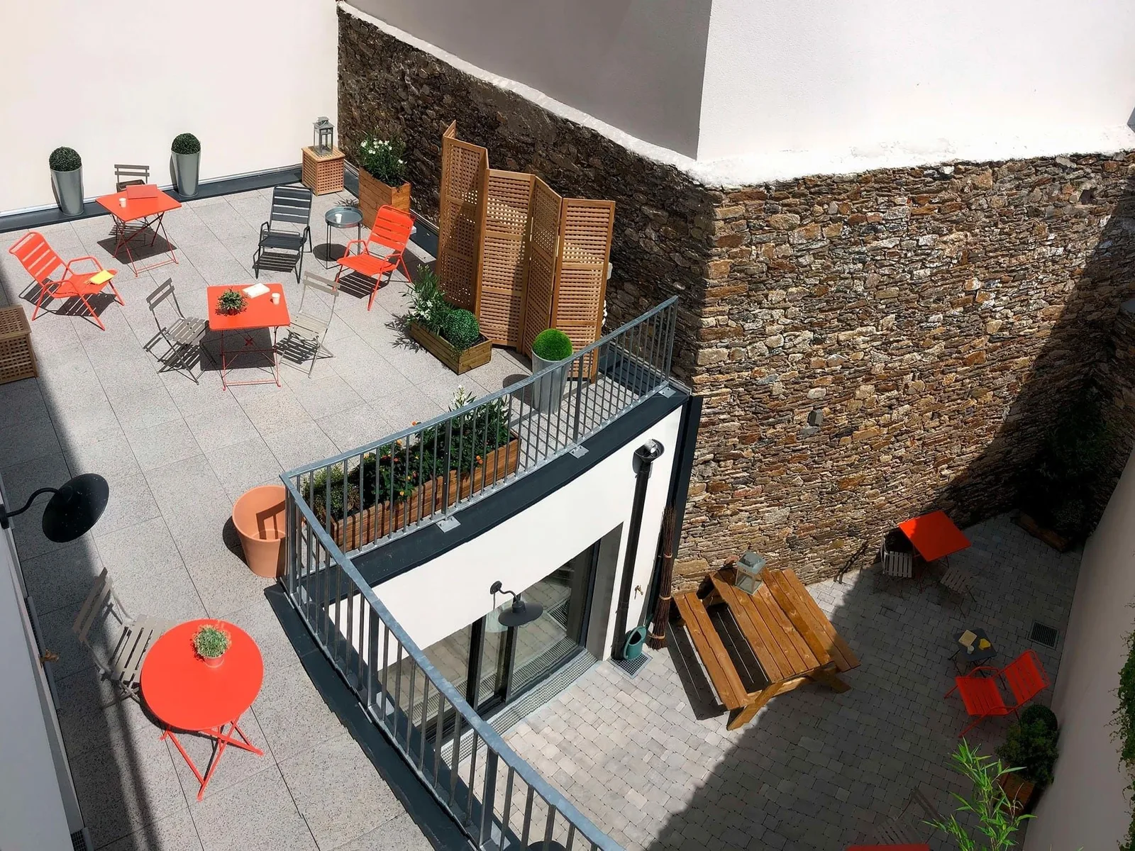 Lecorner, Terrasse et espace extérieur, Nantes