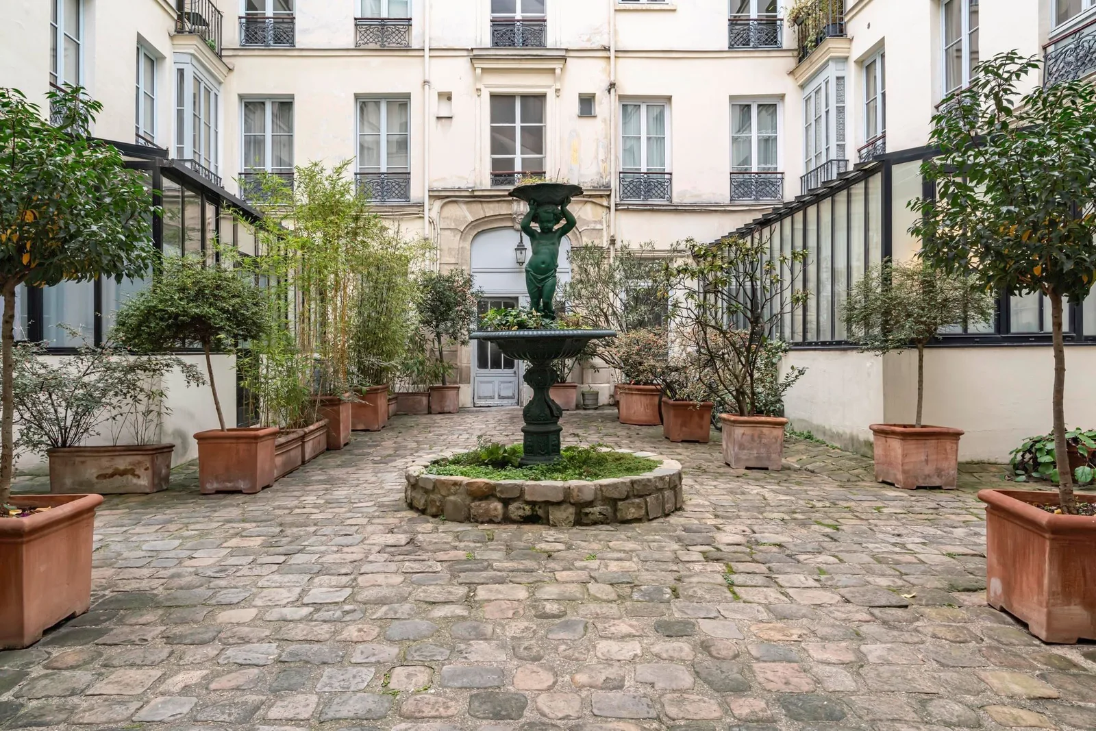 Loft OSMOZ, Terrasse et espace extérieur, Paris 3e