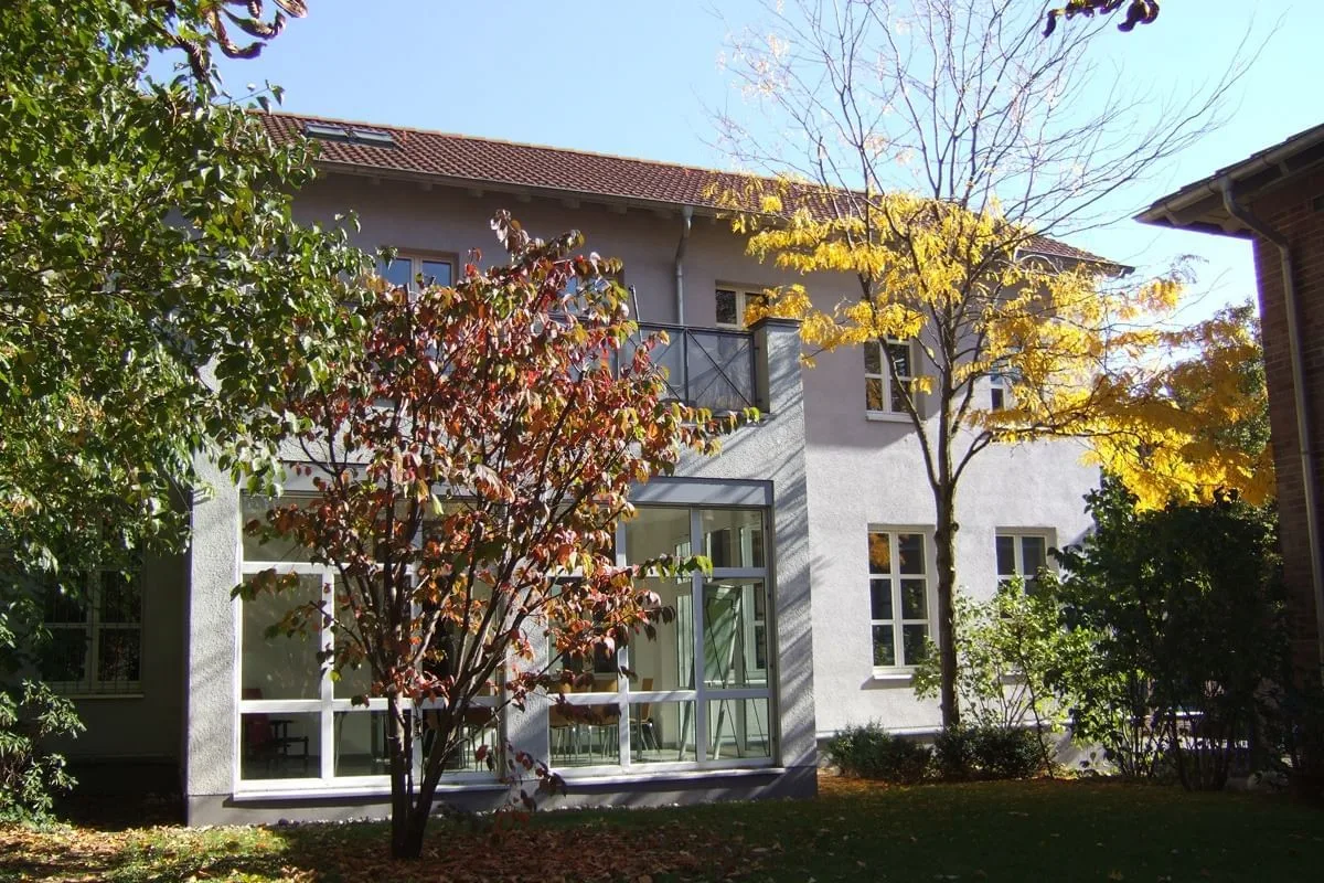 Löwenhof, Gebäudefassade, Frankfurt am Main