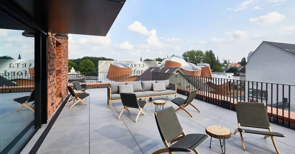 LUI House, Terrace and outdoor space, Herford