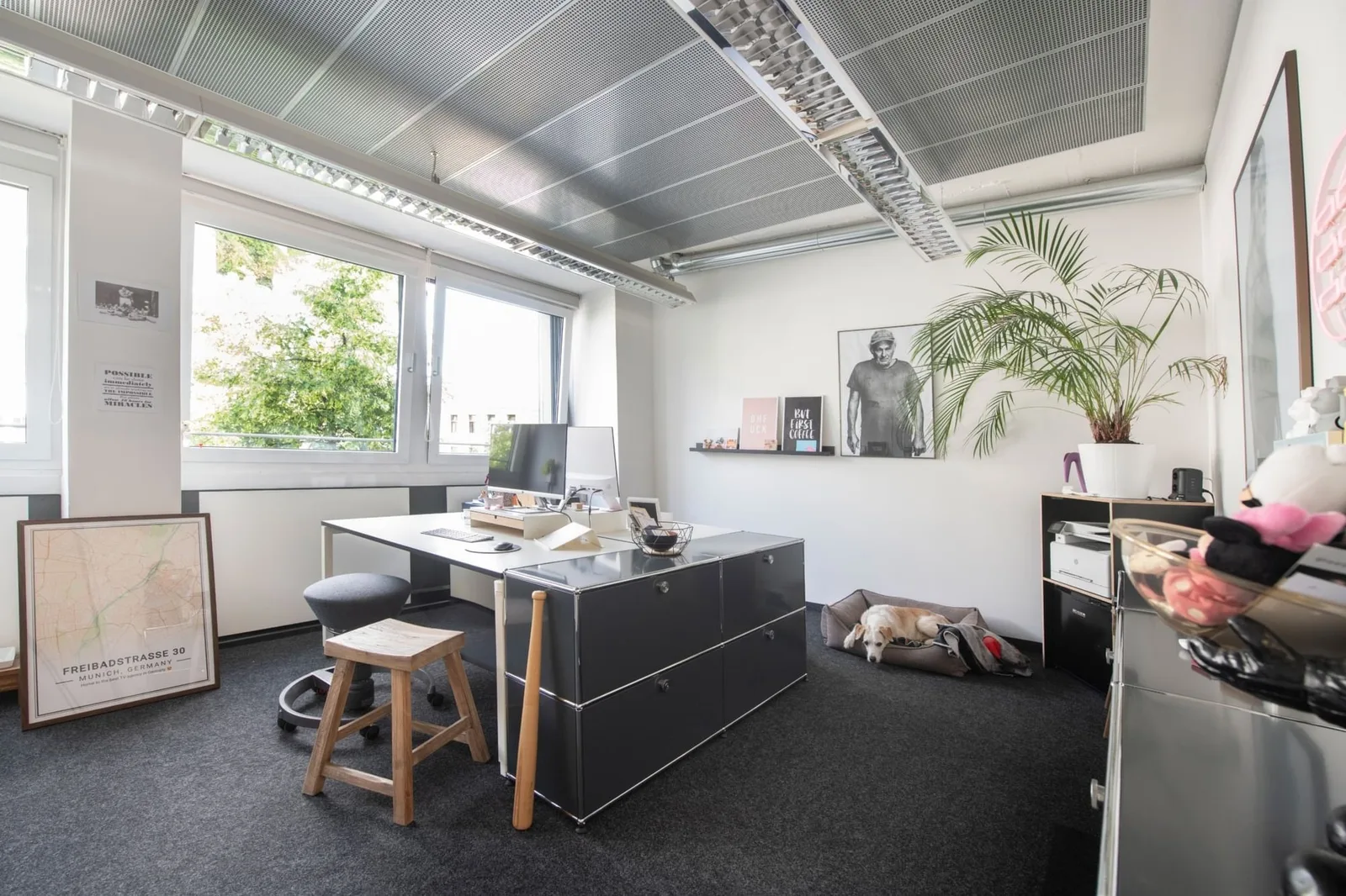 Mein Arbeits(t)raum, Private office, 2 desks, Munich