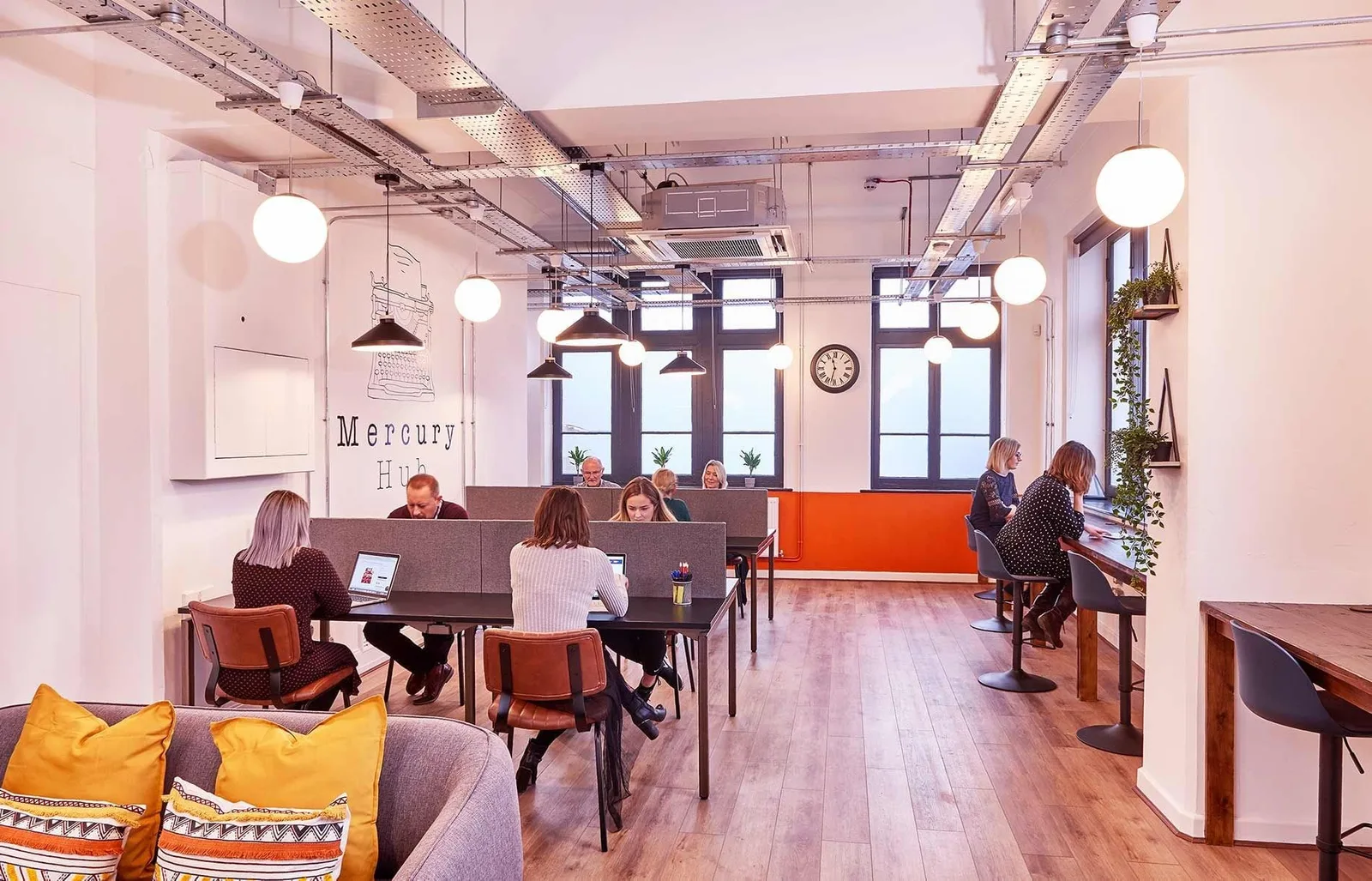Mercury Hub, Open-plan office, Clevedon