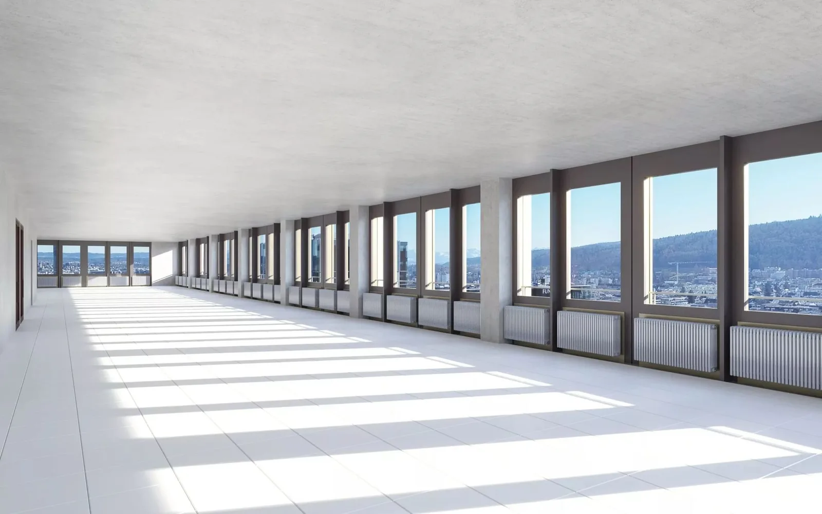 Messeturm Zürich, Großraumbüro, Zürich