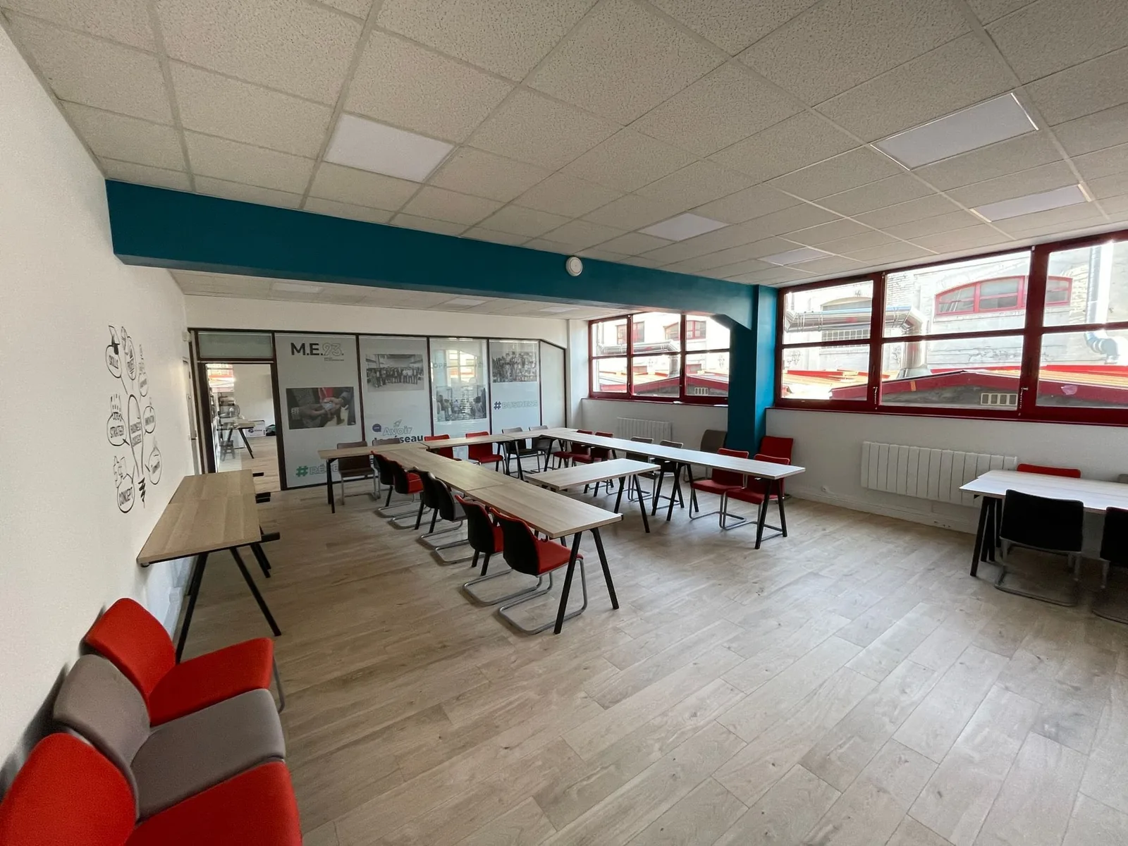Mieux Entreprendre, Schulungsraum für 16 Personen, Saint-Ouen